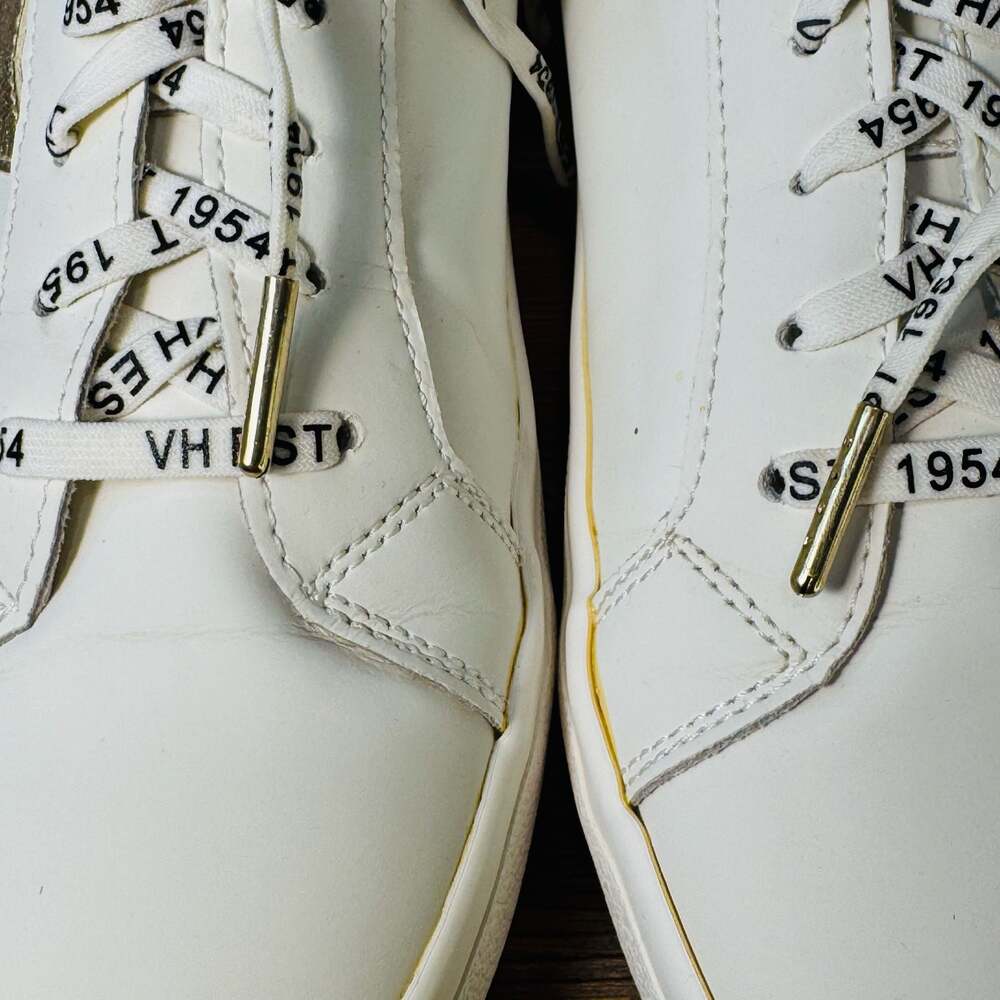 Vintage Havana Epic 10 White Gold Star Sneakers Size 10 - Picture 7 of 8